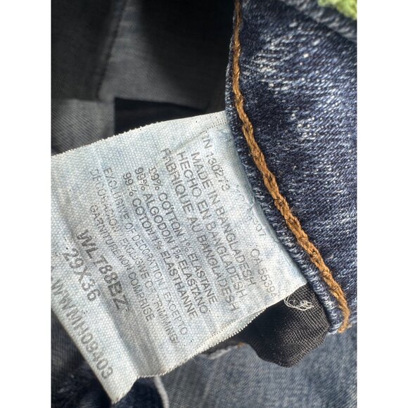 Wrangler Retro Men Jeans Slim Fit Straight Leg 29X33 Rodeo Denim Western Cowboy - Picture 6 of 13